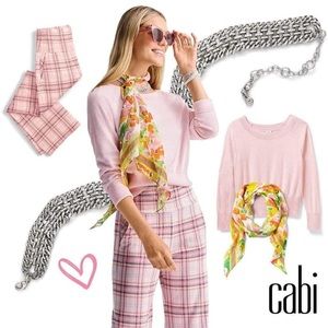 CABI Ballet Sweater in light pink  NWT Large